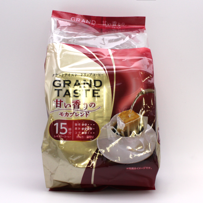 キーコーヒー　グランドテイストドリップコーヒー　甘い香りのモカブレンド