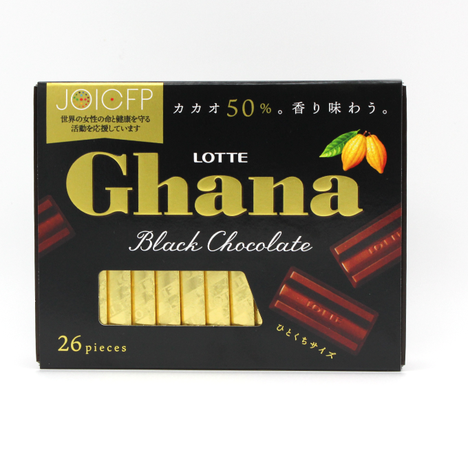 ロッテ ガーナブラックエクセレント 119g(26枚入)